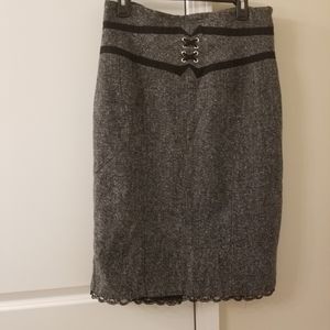 Dark Grey/ Black Skirt with a built-in liner